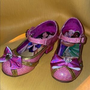 Disney Pink and Gold Glitter Princess Shoes
